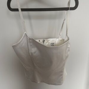 Wilfred Cream Satin Camisole axe